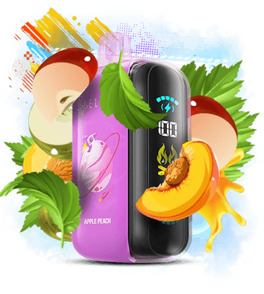 Ельф RAYA D3 25000 Apple Peach (Яблуко Персик)