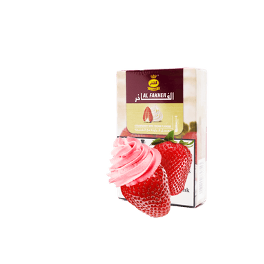 Тютюн Al Fakher Strawberry with Cream (Полуниця зі Сливками, 50 г)