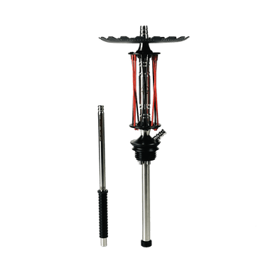 Кальян Trumpet Hookah Rider Black Red (чорно-червоний, базовий комплект)