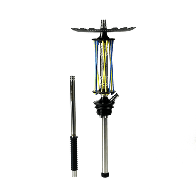 Кальян Trumpet Hookah Rider Blue Yellow (синьо-жовтий, базовий комплект)