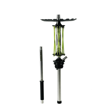 Кальян Trumpet Hookah Rider Green Neon (зелений, базовий комплект)