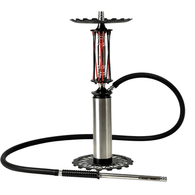 Кальян Trumpet Hookah Rider Still Revolution (чорно-червоний, повний комплект)