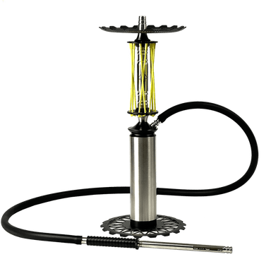 Кальян Trumpet Hookah Rider Still Yellow (жовтий, повний комплект)