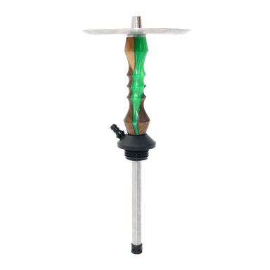 Кальян Drago Wood Epox Green (зелений, базовий комплект)