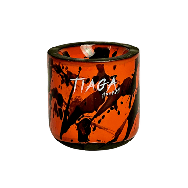 Глиняна чаша Tiaga Hookah Fire hurricane (Помаранчевий)