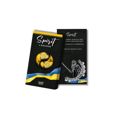 Тютюн Spirit Bagator Lemon Sour (Кислий Лимон, 40 г)
