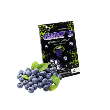 Тютюн Chefs Blueberry (Чорниця, 40 г)