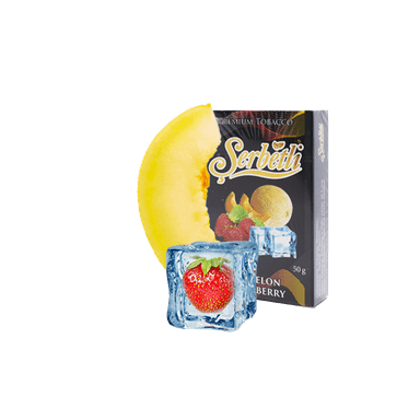 Тютюн Serbetli Ice Strawberry Melon (Крижана Полуниця Диня, 50 г)