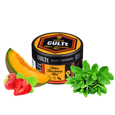 Тютюн CULTt Medium M99 Melon Strawberry Mint (Диня Полуниця М'ята, 100 г)