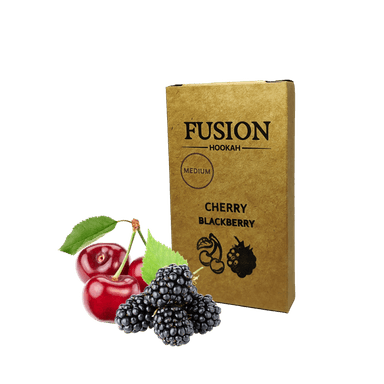 Тютюн Fusion Medium Cherry Blackberry (Вишня Ожина, 100 г)