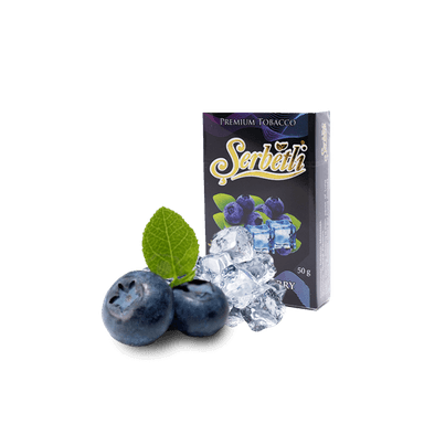 Тютюн Serbetli Ice Blueberry (Чорниця Лід, 50 г)