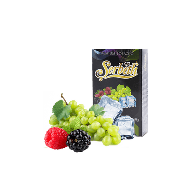 Тютюн Serbetli Ice Grape Berry (Крижана Ягода Виноград, 50 г)