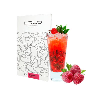 Тютюн Loud Light Raspberry mojo (Малиновий Мохіто, 200 г)