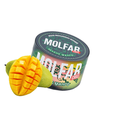 Тютюн Molfar Chill Line Зелений Манго (200 г)