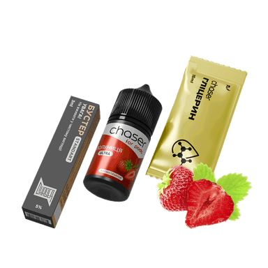 Набір для самозамішування Chaser Strawberry Ultra (Полуниця, 50 мг, 30 мл)