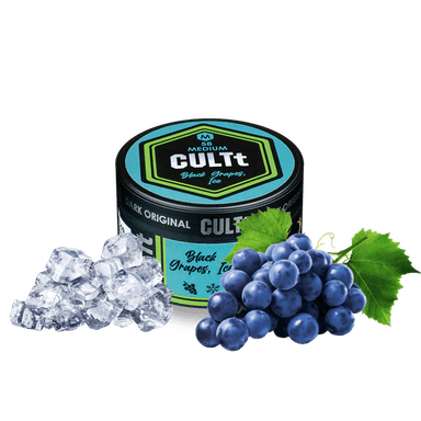 Тютюн CULTt Medium M58 Black Grapes Ice (Чорний Виноград Лід, 100 г)