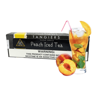Тютюн Tangiers Noir №90 Peach Iced Tea (Персиковий чай з Лідом, 250 г) Чорна упаковка