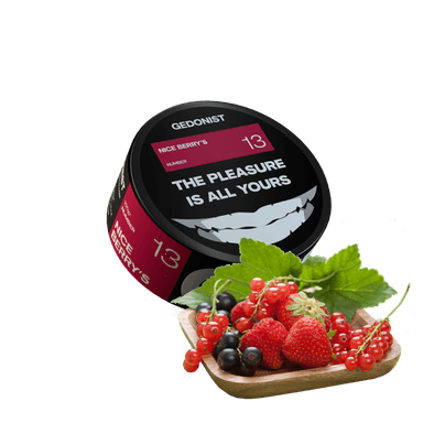 Тютюн Gedonist №13 Nice berry's (Ягідний Мікс, 100 г)