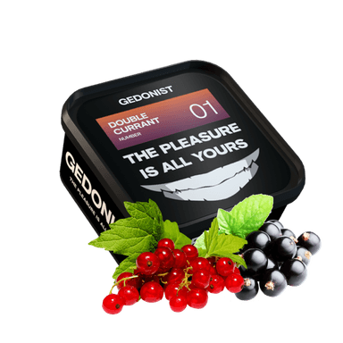 Тютюн Gedonist №01 Double currant (Мікс смородини, 200 г)