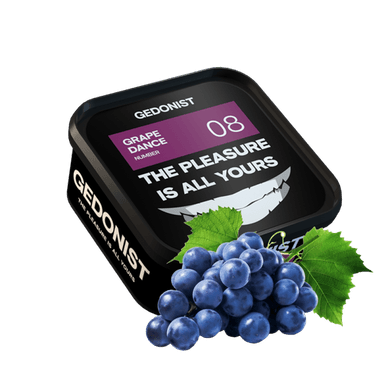 Тютюн Gedonist №08 Grape Dance (Виноград, 200 г)