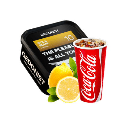 Тютюн Gedonist №10 Cola sour (Кола Лимон, 200 г)