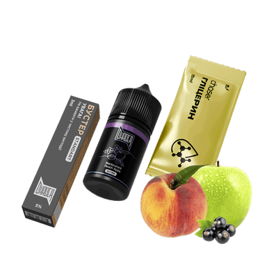 Набір для самозамішування Chaser Black Blackcurrant Peach Apple Ultra (Смородина Персик Яблуко, 50 мг, 30 мл)