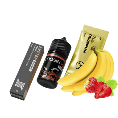 Набір для самозамішування Chaser Mix Strawberry Banana Ultra (Полуниця Банан, 50 мг, 30 мл)