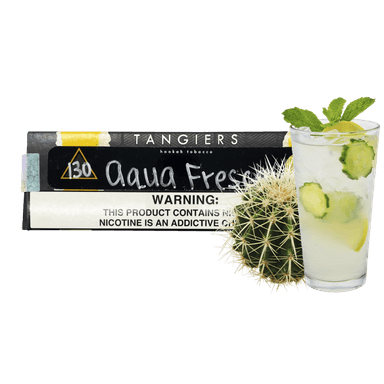 Тютюн Tangiers Noir №130 Aqua Fresca (Аква фреска, 250 г) Чорна упаковка