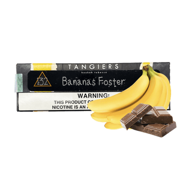Тютюн Tangiers Noir №132 Banana Forester (Банана Форестер, 250 г) Чорна упаковка