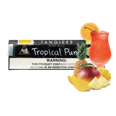 Тютюн Tangiers Noir №48 Tropical Punch (Тропікал Пунш, 250 г) Чорна упаковка