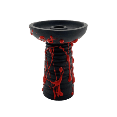 Глиняна чаша Gusto Bowls Classic Phunnel Black Glaze Red (червоне поливання)