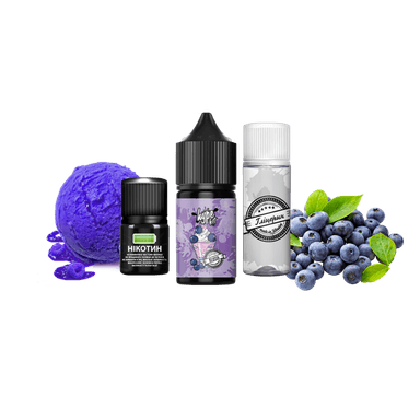Набір для самозамішування Hype Kit Blueberry Ice Cream (Чорничне Морозиво, 50 мг, 30 мл)