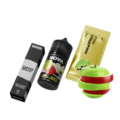 Набір для самозамішування Chaser Nova Apple&Mixed (Мікс Яблук, 50 мг, 30 мл)