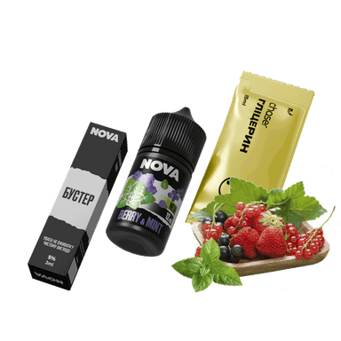Набір для самозамішування Chaser Nova Berry&Mint (Ягоди М'ята, 50 мг, 30 мл)