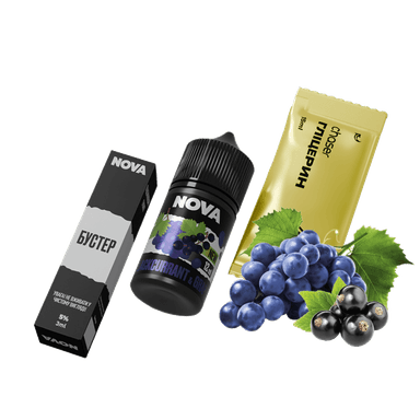 Набір для самозамішування Chaser Nova Blackcurrant&Grape (Смородина Виноград, 50 мг, 30 мл)