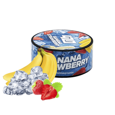 Тютюн 420 Frost Line Banana strawberry (Полуниця Банан Лід, 100 г)