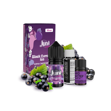 Набір для самозамішування Juni Mix Black Currant Ice (Чорна Смородина Лід, 50 мг, 30 мл)