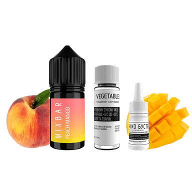 Набір для самозамішування Mix Bar Peach Mango (Персик Манго, 50 мг, 30 мл)
