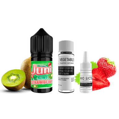 Набір для самозамішування Juni Kiwi Stawberry (Ківі Полуниця, 50 мг, 30 мл)