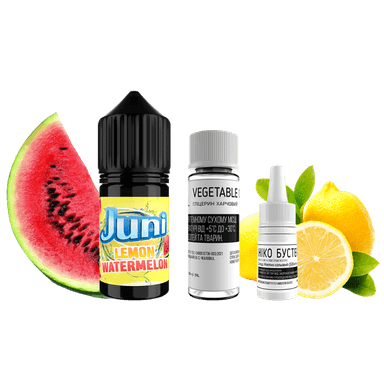 Набір для самозамішування Juni Watermelon Lemon (Кавун Лимон, 50 мг, 30 мл)