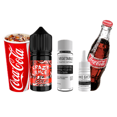 Набір для самозамішування Crazy Juice Cola (Кола, 50 мг, 30 мл)