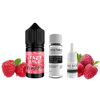 Набір для самозамішування Crazy Juice Rasberry (Малина, 50 мг, 30 мл)
