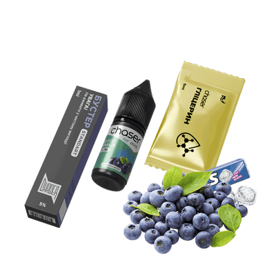 Набір для самозамішування Chaser Blueberry Menthol Ultra (Чорниця Ментол, 50 мг, 10 мл)