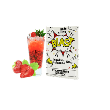 Тютюн Blast Smoke Light Line Strawberry mojito (Полуничний мохіто, 50 г)
