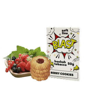Тютюн Blast Smoke Light Line Berry cookies (Ягідне печиво, 50 г)