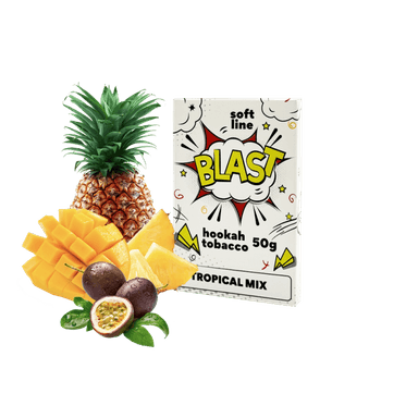 Тютюн Blast Smoke Light Line Tropical mix (Тропічний мікс, 50 г)