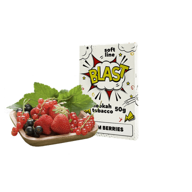 Тютюн Blast Smoke Light Line Boom Berries (Ягоди, 50 г)