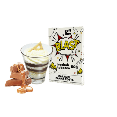 Тютюн Blast Smoke Light Line Caramel Panna Cotta (Карамельна Панна Котта, 50 г)