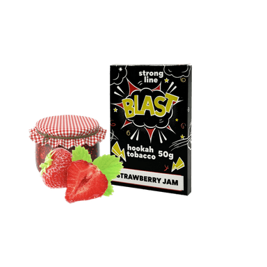 Тютюн Blast Smoke Strong Line Strawberry Jam (Полуничний джем, 50 г)