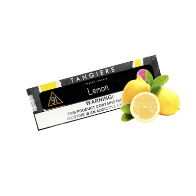 Тютюн Tangiers Noir №91 Lemon (Лимон, 100 г) Чорна упаковка